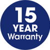 Up to 15 Year Warranty